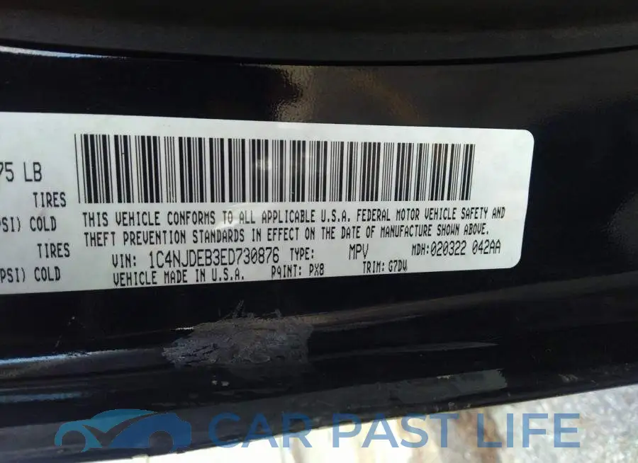 1C4NJDEB3ED730876# 9
