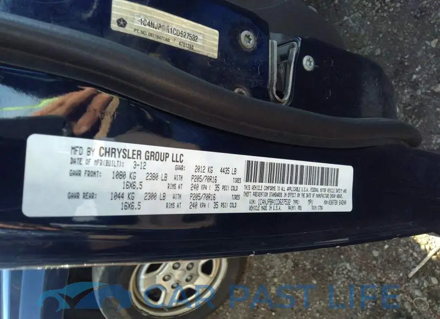 1C4NJPBA1CD627532# 9