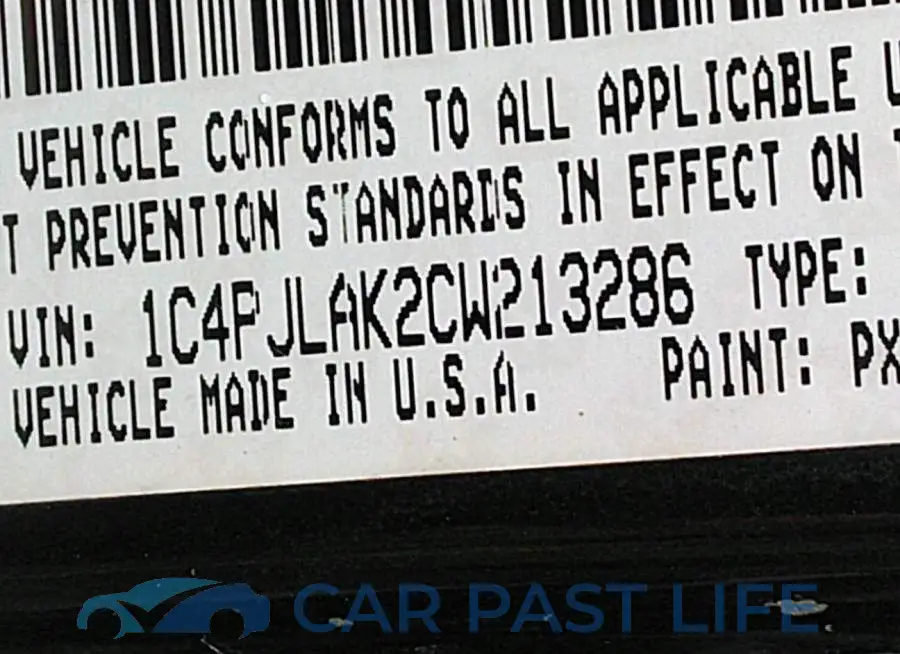 1C4PJLAK2CW213286# 9