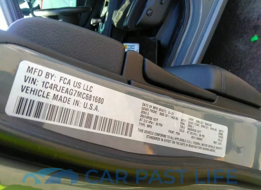 1C4RJEAG7MC681680# 9