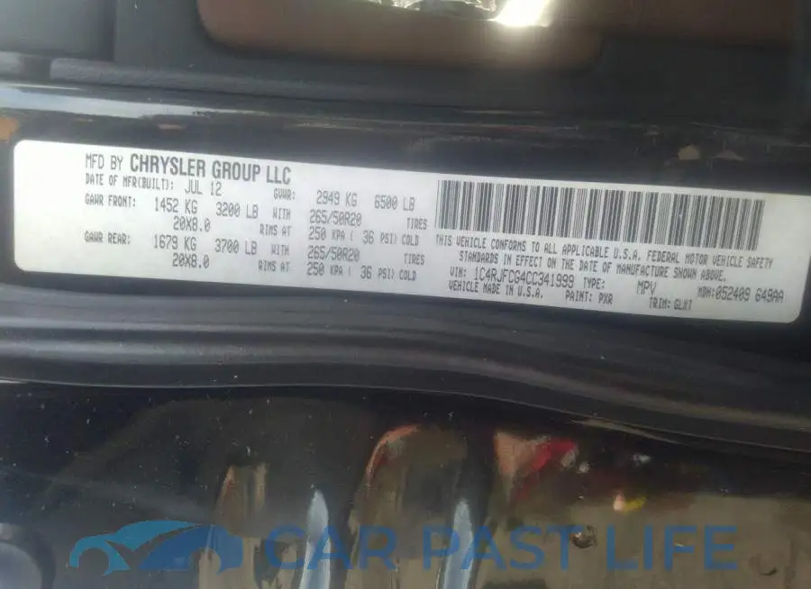 1C4RJFCG4CC341999# 9