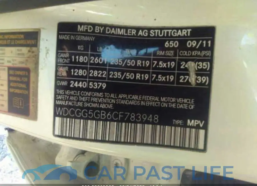 WDCGG5GB6CF783948# 9
