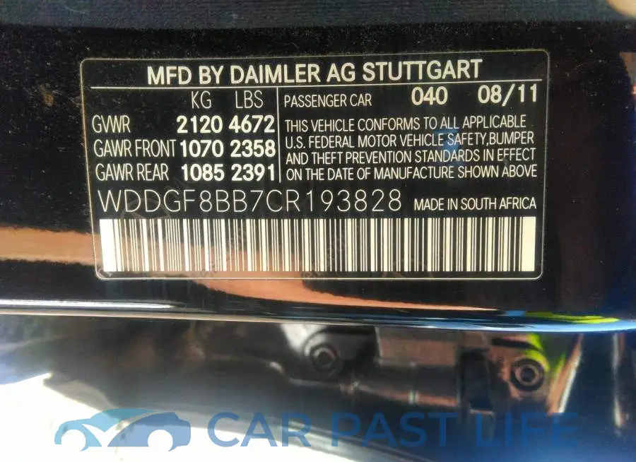 WDDGF8BB7CR193828# 9