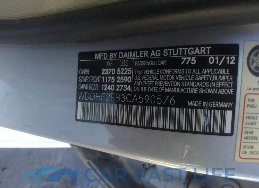 WDDHF2EB3CA590576# 9