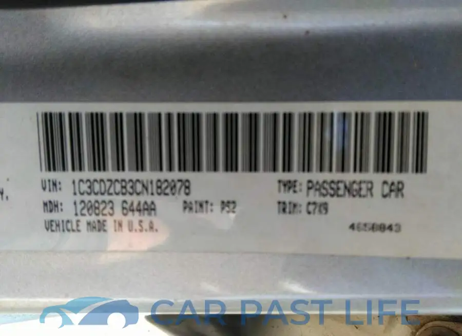 1C3CDZCB3CN182078# 9