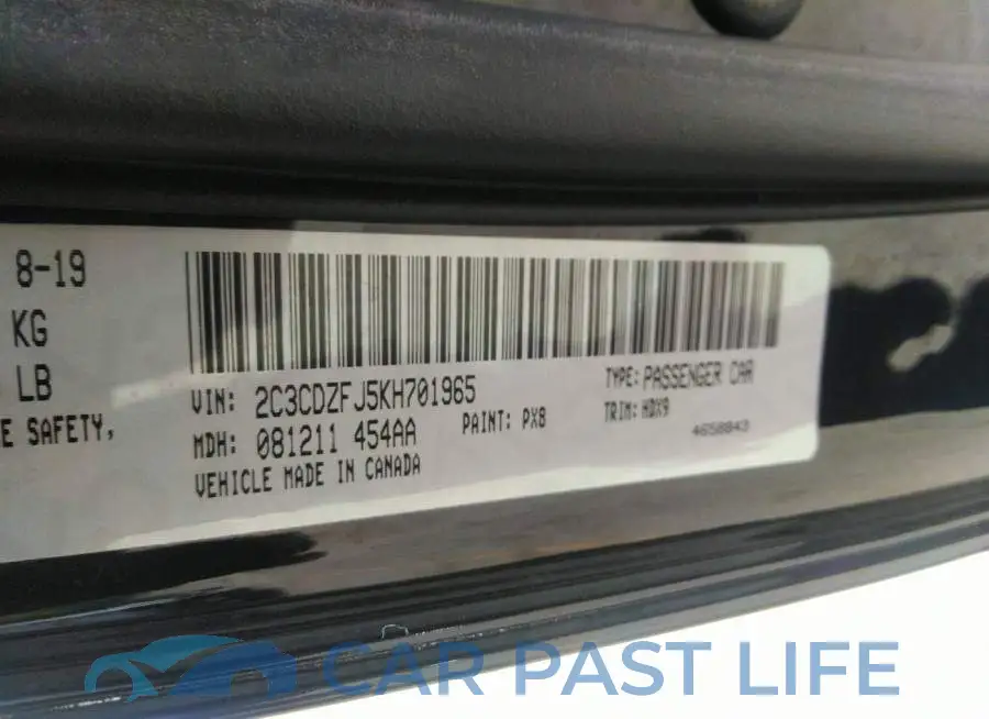 2C3CDZFJ5KH701965# 9