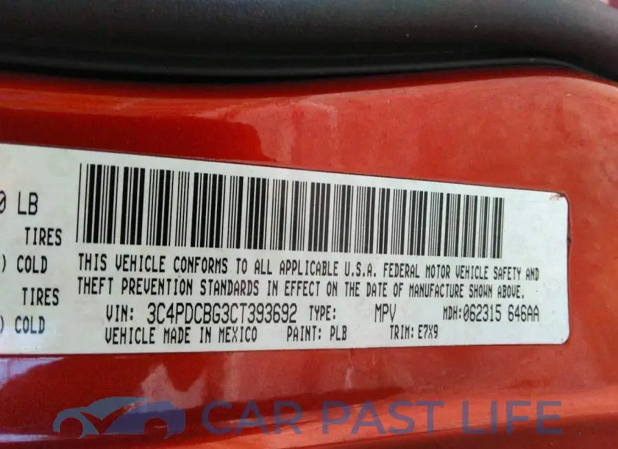 3C4PDCBG3CT393692# 9