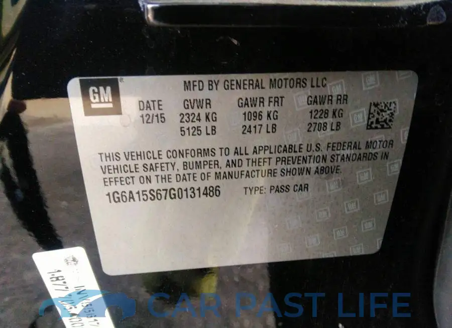 1G6A15S67G0131486# 9