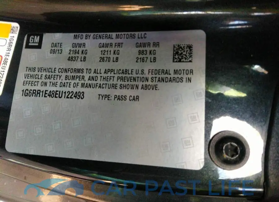 1G6RR1E48EU122493# 9