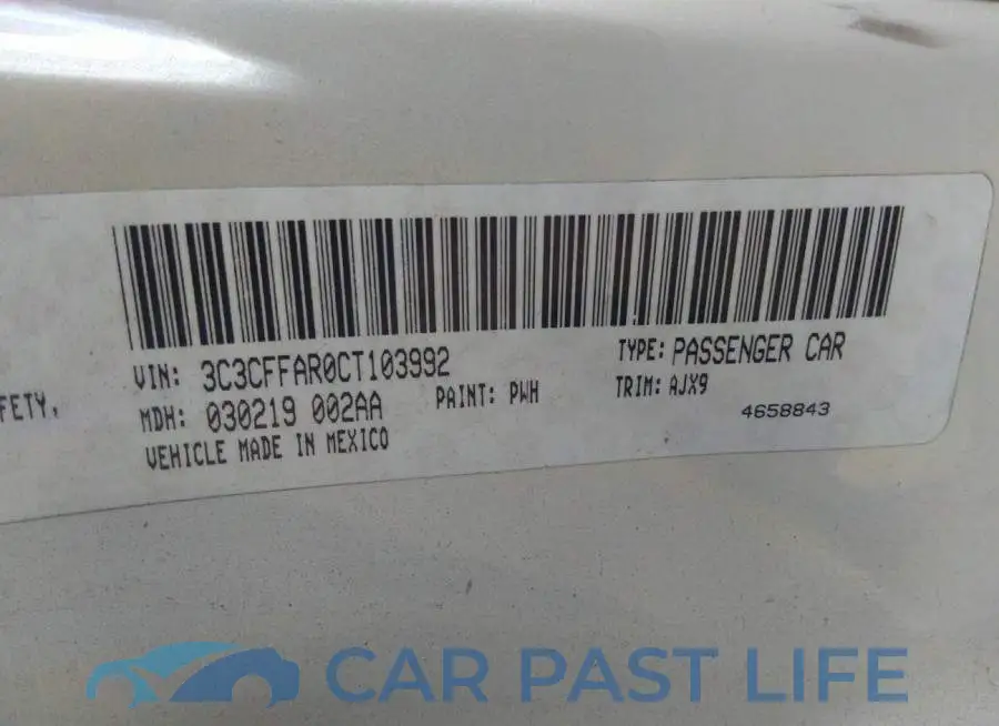 3C3CFFAR0CT103992# 9