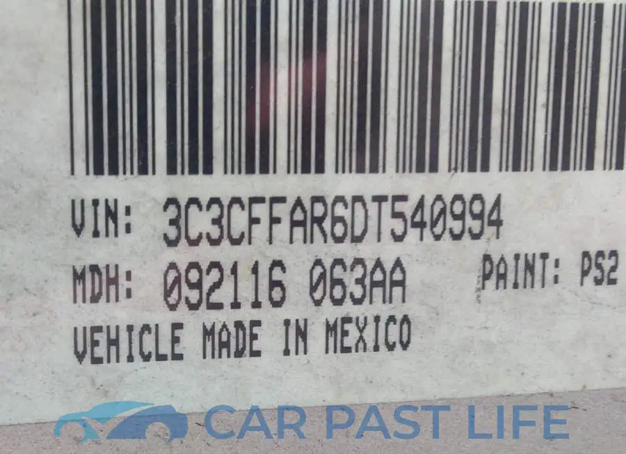 3C3CFFAR6DT540994# 9