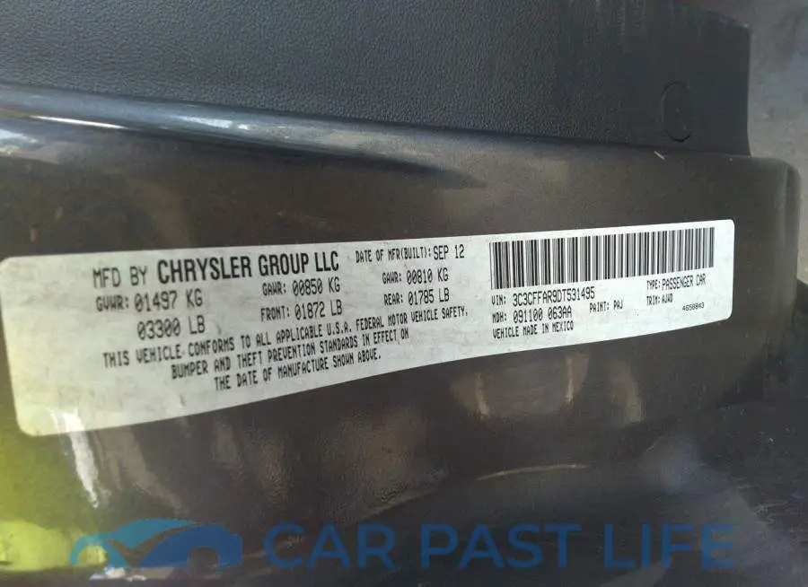 3C3CFFAR9DT531495# 9