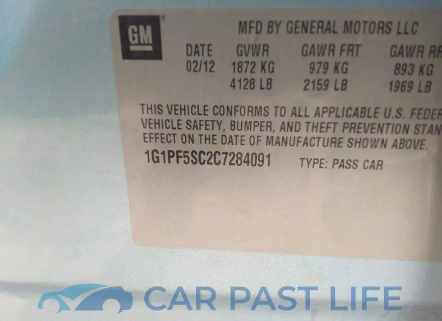 1G1PF5SC2C7284091# 9