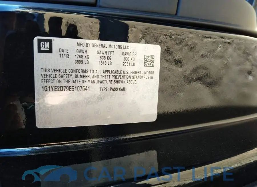 1G1YE2D79E5107641# 9