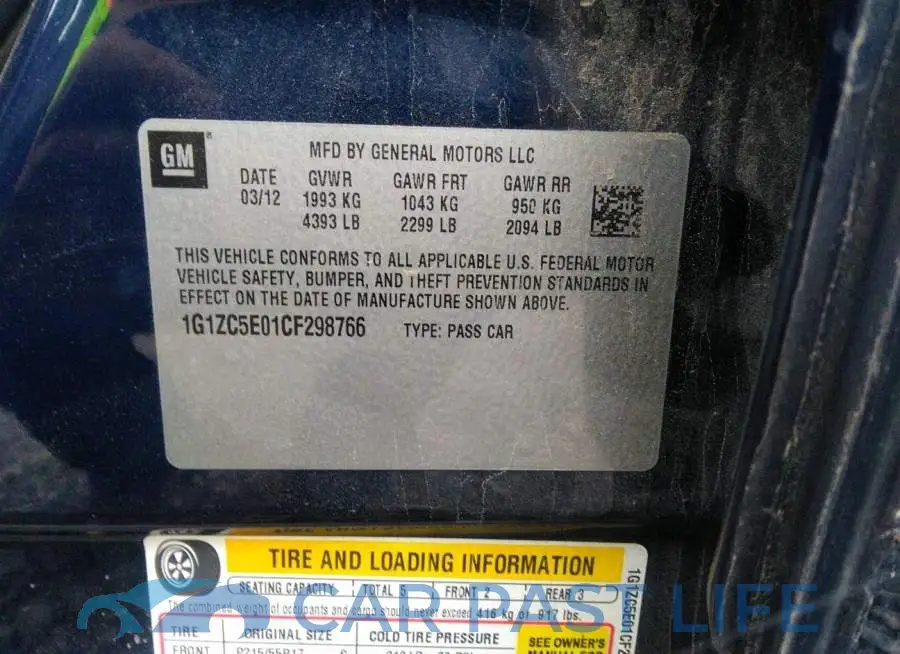 1G1ZC5E01CF298766# 9