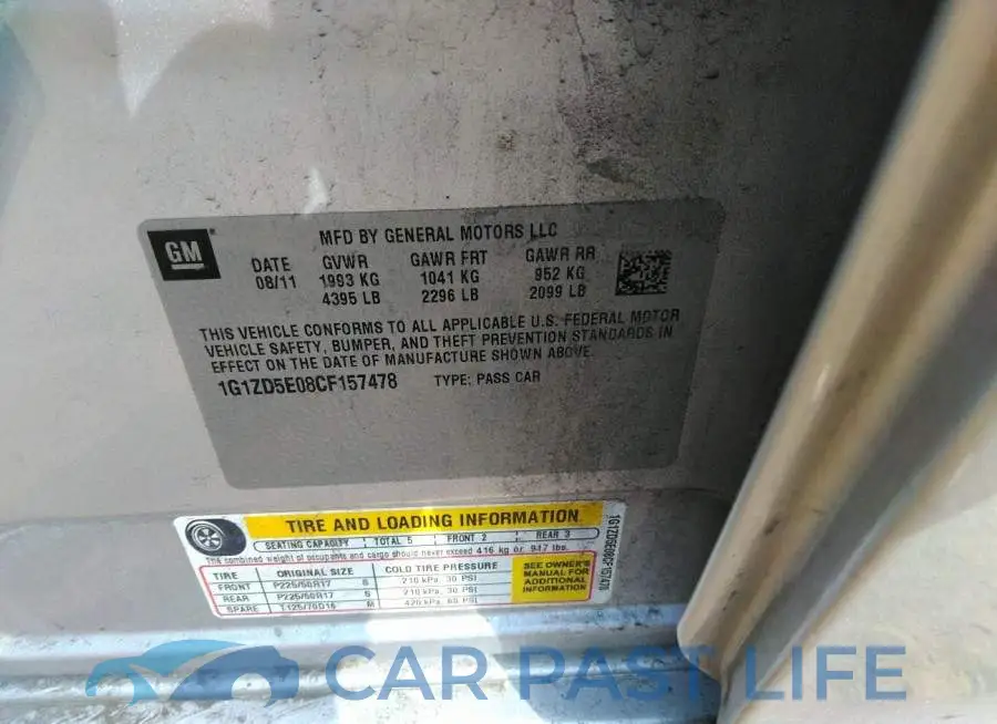 1G1ZD5E08CF157478# 9