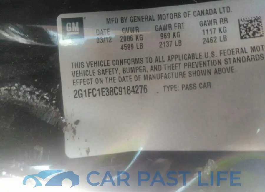 2G1FC1E38C9184276# 9