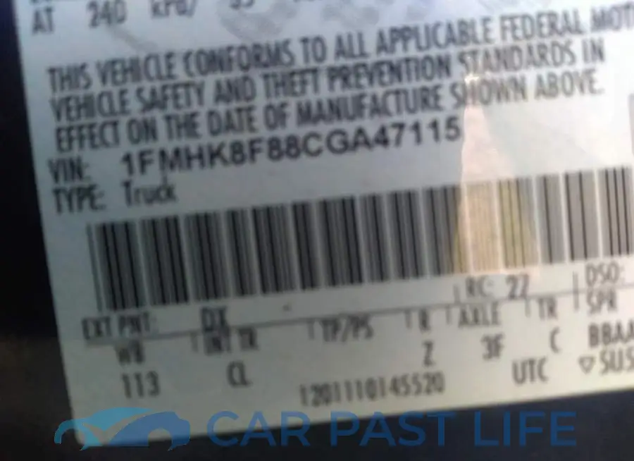 1FMHK8F88CGA47115# 9