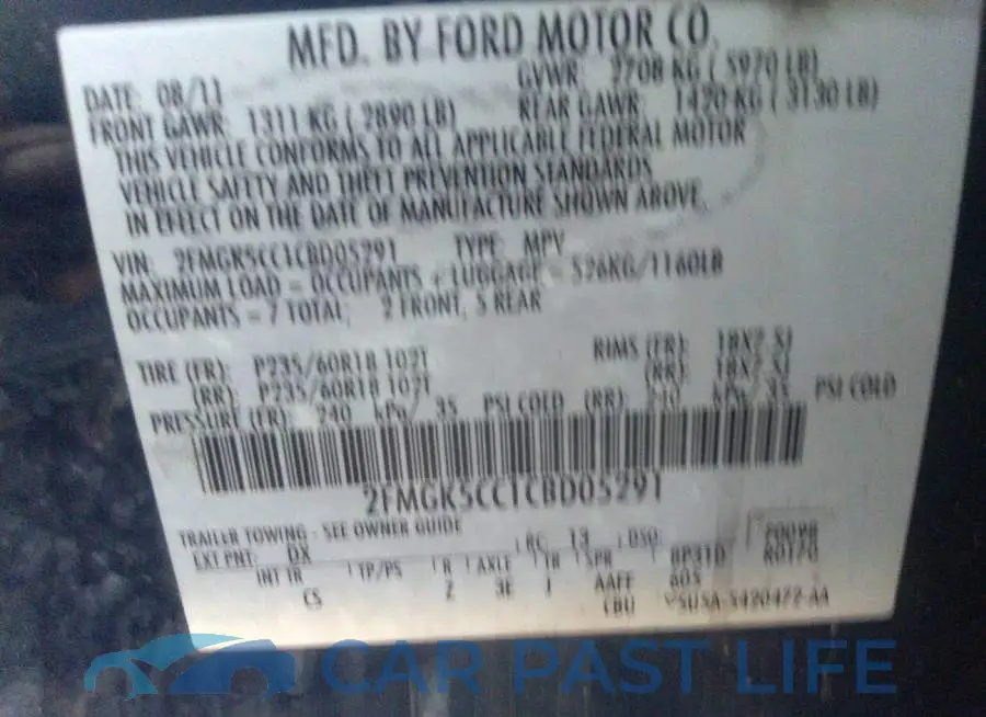 2FMGK5CC1CBD05291# 9