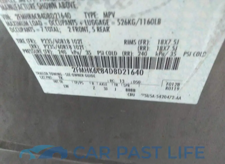 2FMHK6C84DBD21640# 9