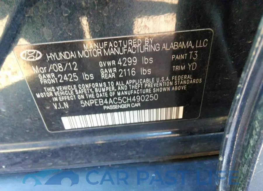 5NPEB4AC5CH490250# 9
