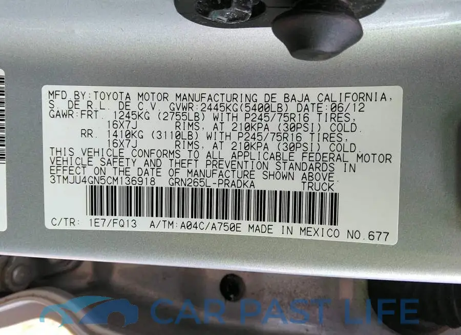 3TMJU4GN5CM136918# 9