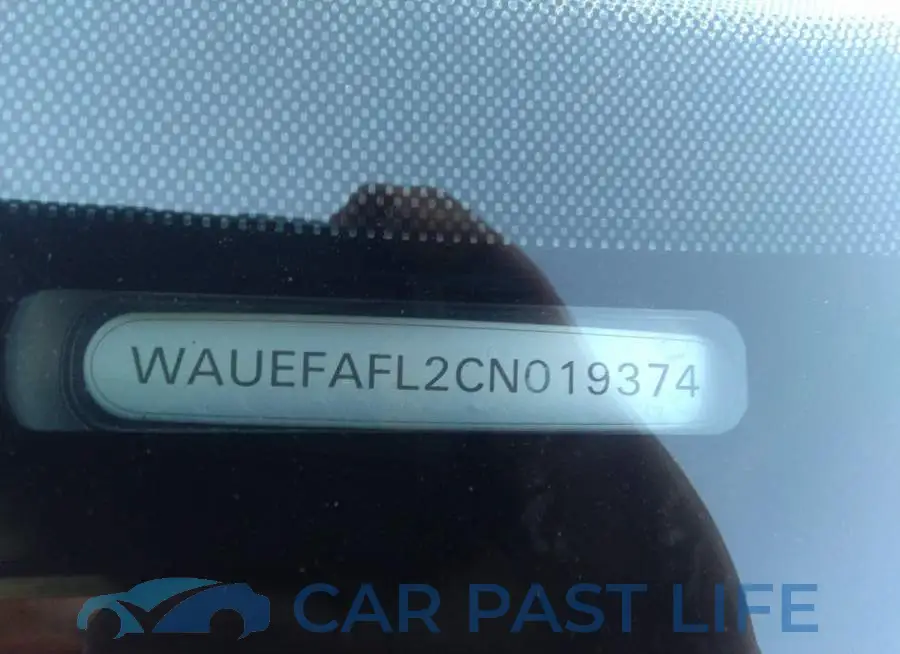 WAUEFAFL2CN019374# 9