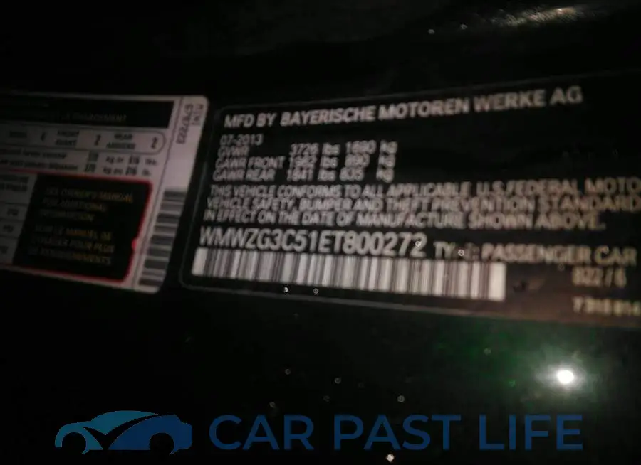 WMWZG3C51ET800272# 9