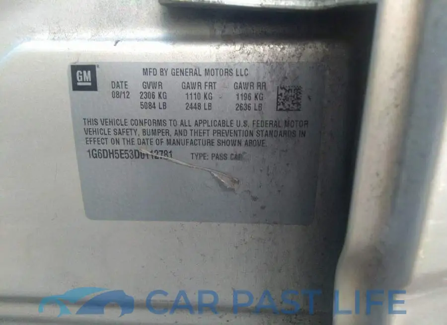1G6DH5E53D0112781# 9