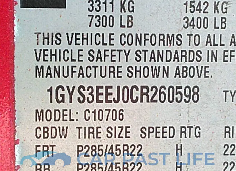 1GYS3EEJ0CR260598# 9