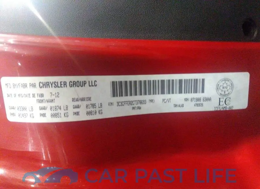 003CFFER2CT378693# 9