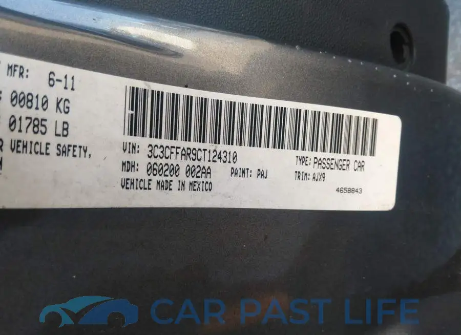 3C3CFFAR9CT124310# 9