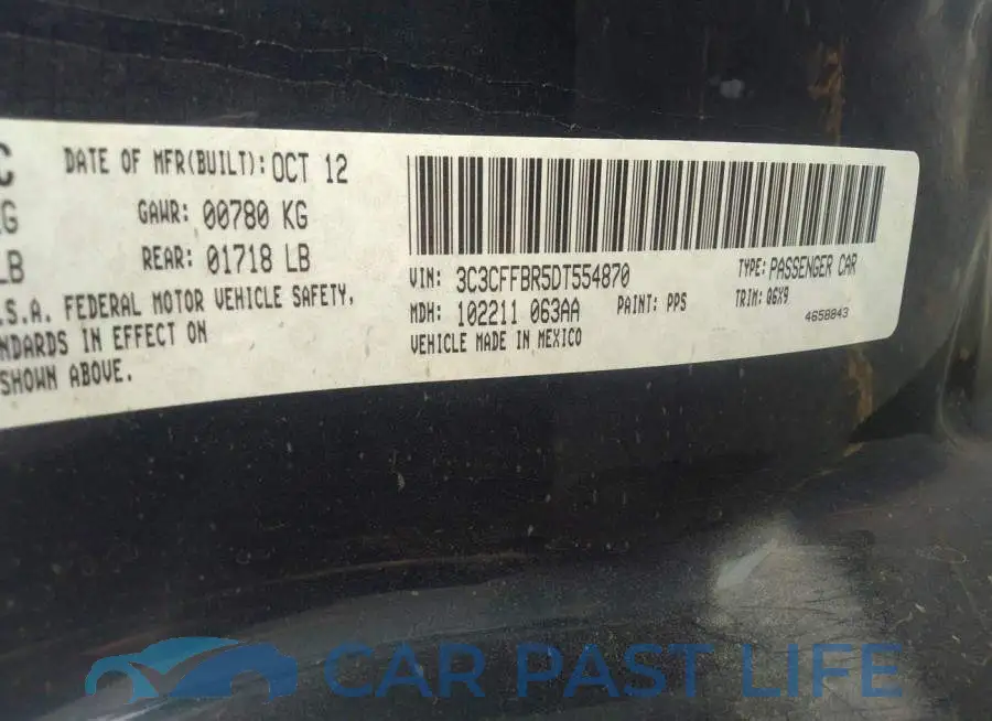 3C3CFFBR5DT554870# 9