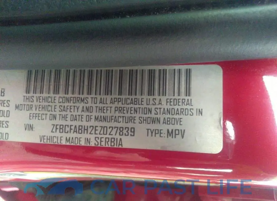 ZFBCFABH2EZ027839# 9