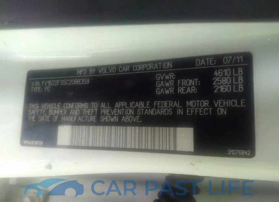 YV1622FS5C2088359# 9