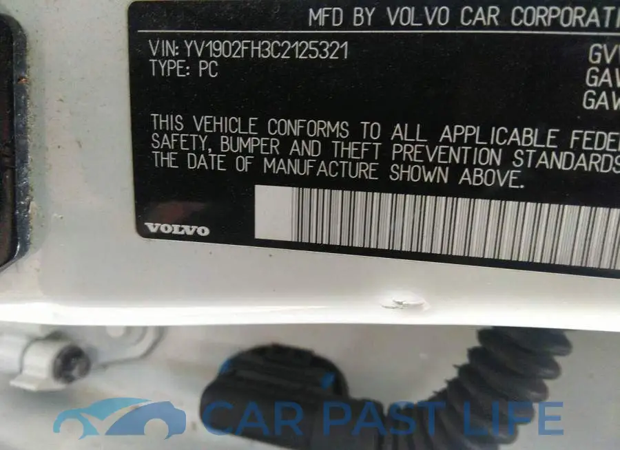 YV1902FH3C2125321# 9