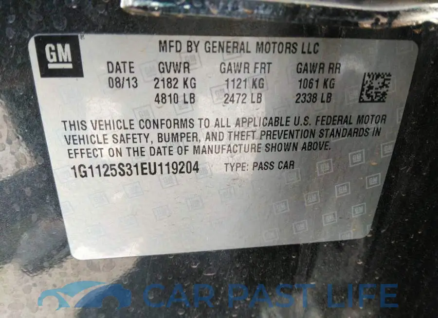 1G1125S31EU119204# 9