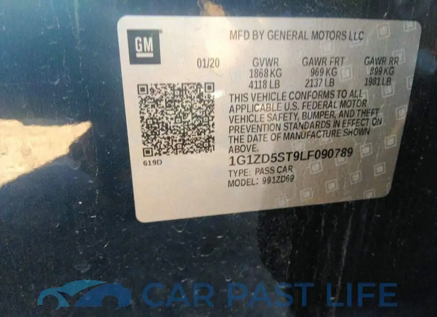 1G1ZD5ST9LF090789# 9