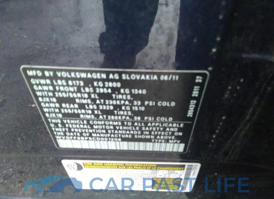 WVGFF9BP5CD001208# 9