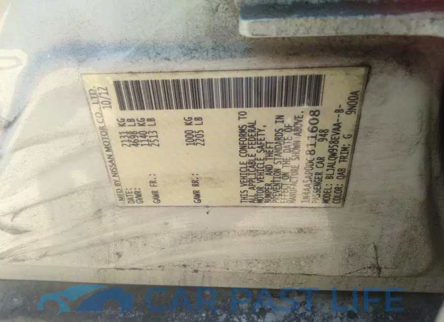 1N4AA5AP0DC811608# 9