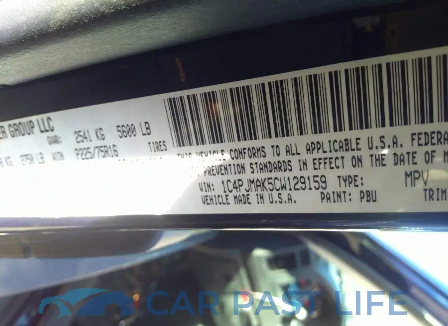 1C4PJMAK5CW129159# 9
