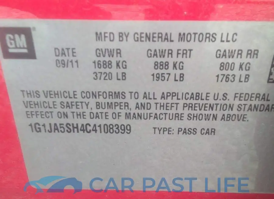 1G1JA5SH4C4108399# 9