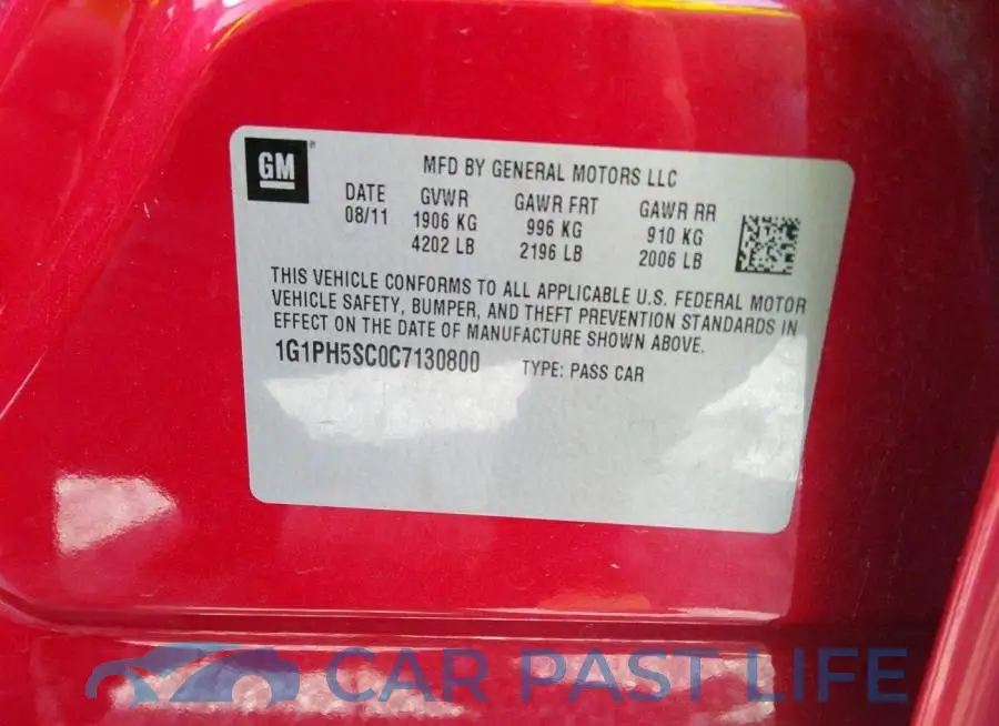1G1PH5SC0C7130800# 9
