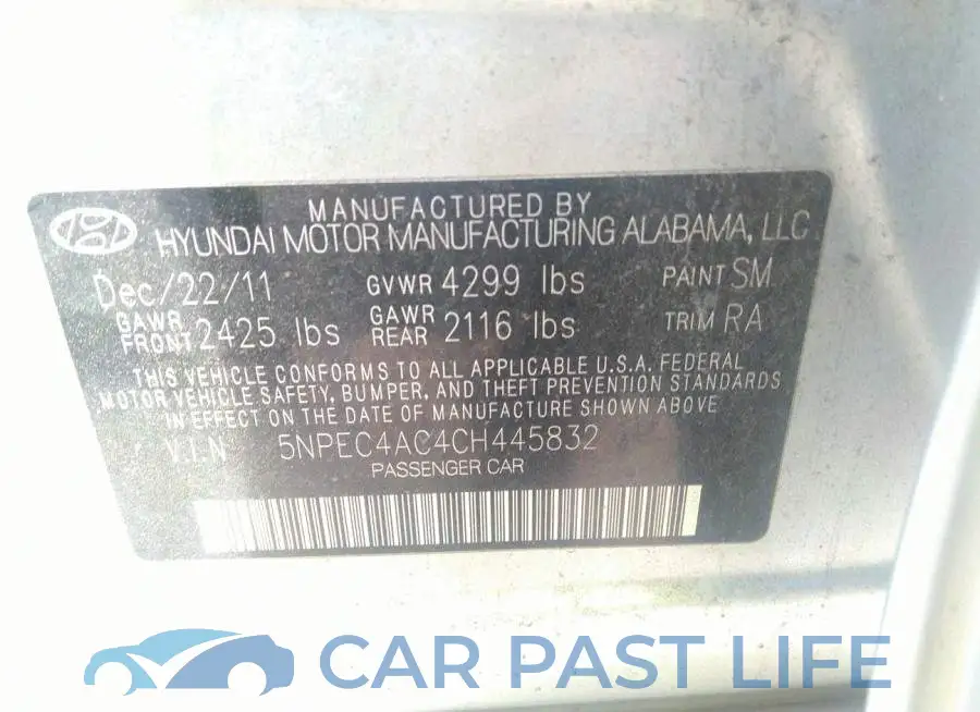 5NPEC4AC4CH445832# 9