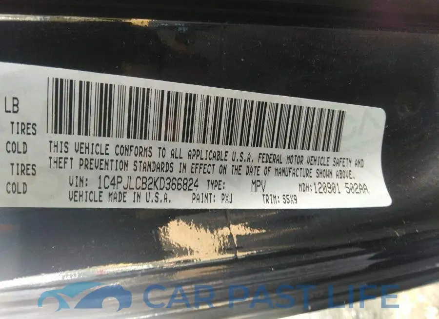 1C4PJLCB2KD366824# 9