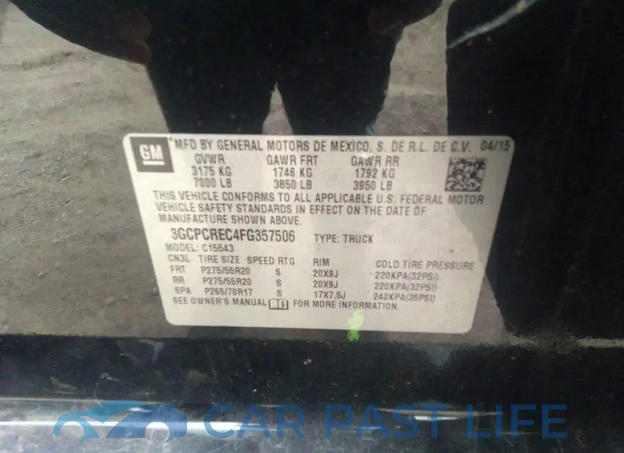 3GCPCREC4FG357506# 9