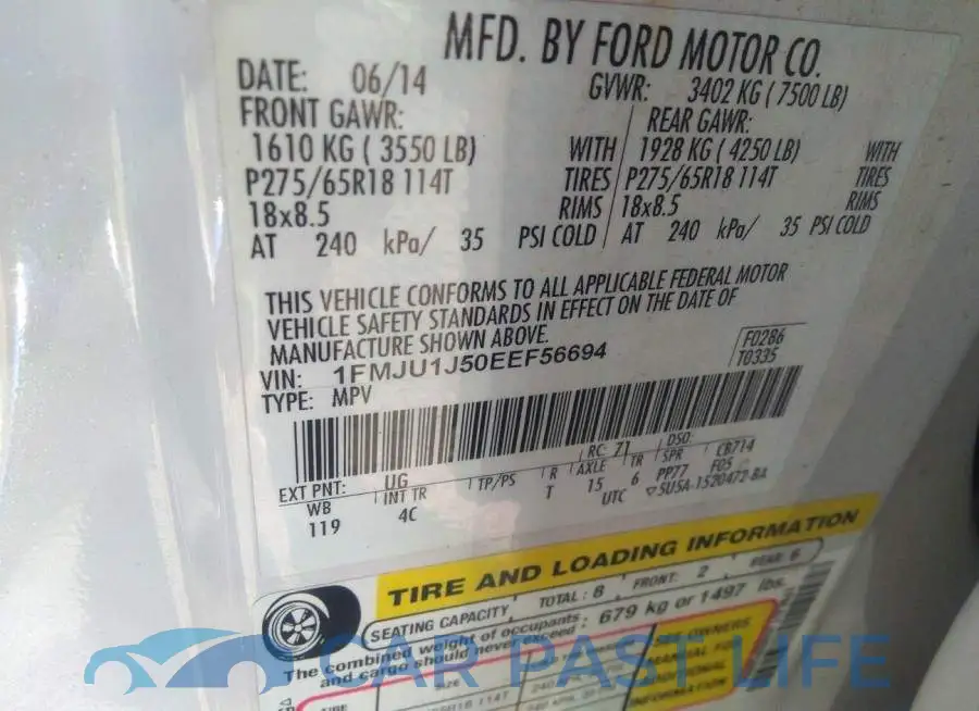 1FMJU1J50EEF56694# 9