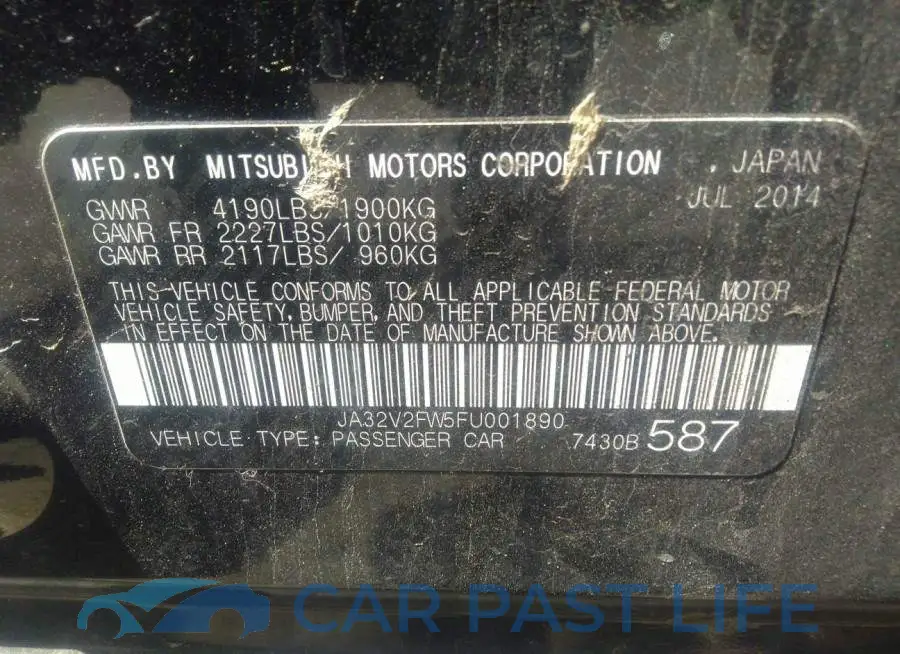 JA32V2FW5FU001890# 9