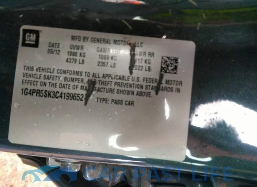 1G4PR5SK3C4199652# 9