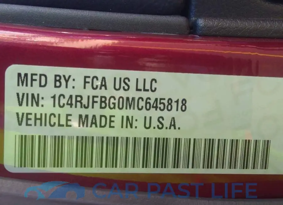 1C4RJFBG0MC645818# 9